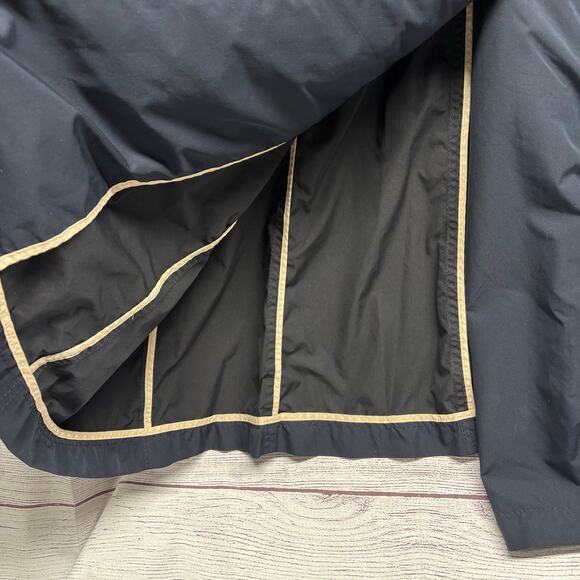 The limited navy blue trench coat jacket size L - Picture 7 of 13